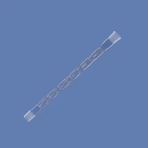 Colonne de vigreux en verre Duran longueur utile 120 mm rodage haut 19/26 et rodage bas 19/26