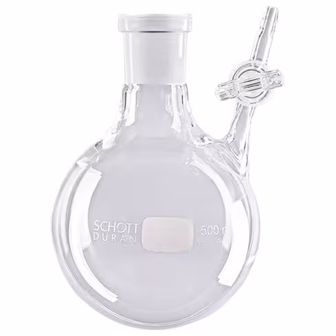 Ballon Schlenk Duran avec robinet verre rodage 29/32 capacité 250 ml