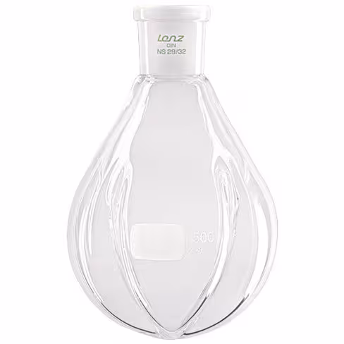 Ballon en verre DURAN pour évaporateur modèle piriforme pour poudre rodage 29/32 capacité 250 ml