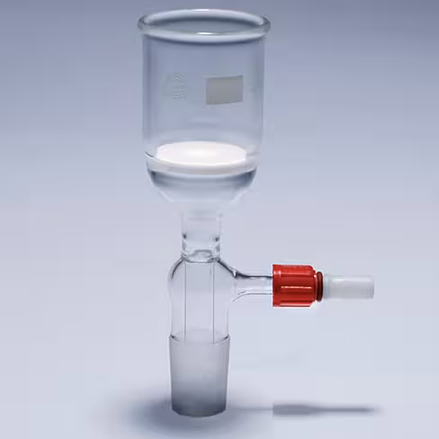 Entonnoir buchner filtrant en verre DURAN avec prise de vide GL 14 80 ml disque Ø 40 mm porosité 3 rodage 19/26