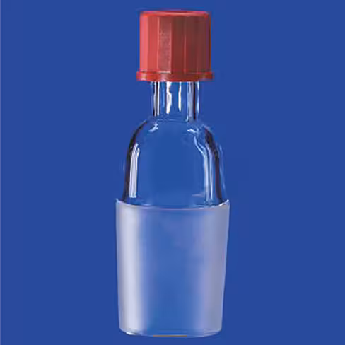 Raccord en verre DURAN rodage mâle 14/23 filetage GL 14 bouchon avec ouverture 5,5-6,5 mm joint