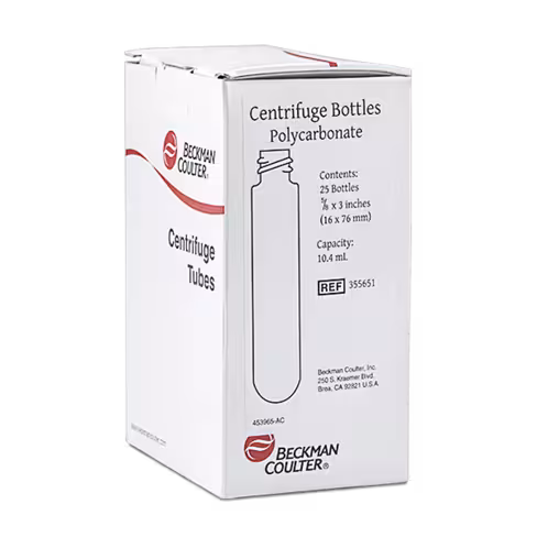 Bouteille seule polycarbonate 10,4 ml x 25