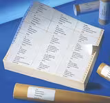 Boite 3000 etiquettes pour imprimante a impact - 1 de front Avery -107 x 48,8 mm