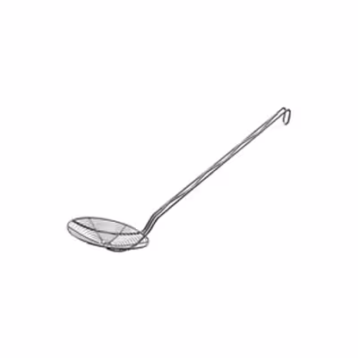 Araignée ronde inox - Ø 18 cm