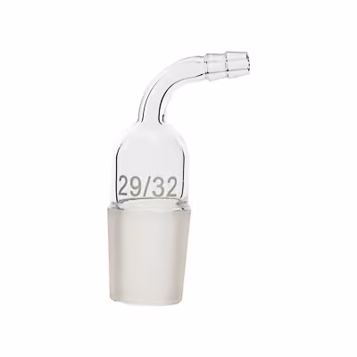 Raccord coudé cannelé avec olive latérale 19/26 LBG 3.3