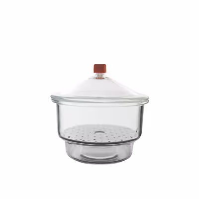 Dessiccateur en verre avec couvercle à bouton 200 mm Premium Line