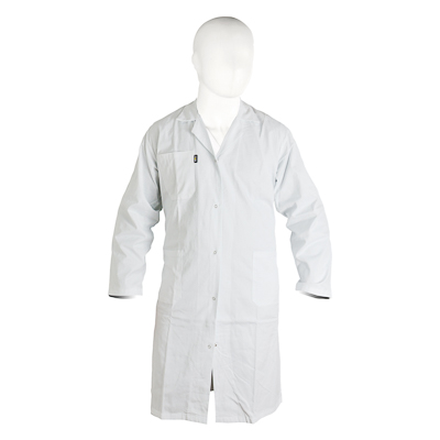 Blouse 100% coton blanche homme taille XXL (66 - 68) x 10