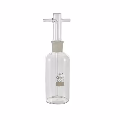 Tête du flacon laveur de gaz type Drechsel 500 ml LBG 3.3 29/32