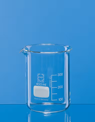 Bécher, forme basse, Boro 3.3, 250 ml, avec graduation et bec verseur x 10