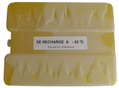 Accumulateur de température 1,1 kg -30°C jaune