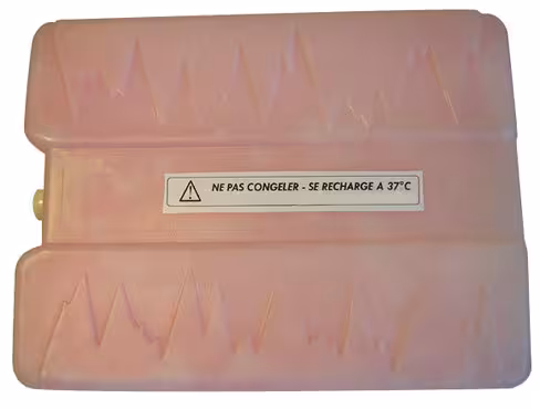 Accumulateur de température 600 g avec 37°C rose
