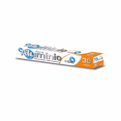 Papier d aluminium 29 mm x 30 m 13 µm