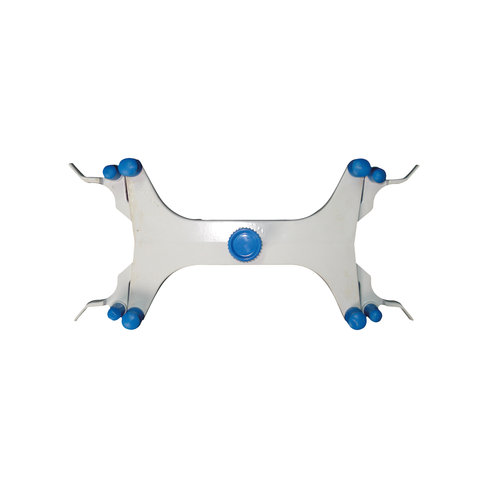 Support pour deux burettes en aluminium peint