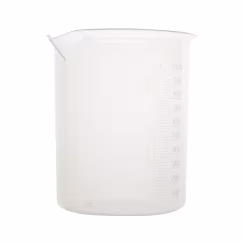 Bécher en PP avec graduation en relief 100 ml x 12