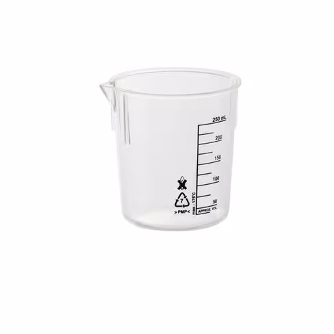 Bécher forme basse en PMP 250 ml x 6