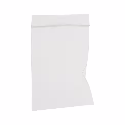 Sachet de prélèvement à glissière 150 x 220 mm plastique x 100