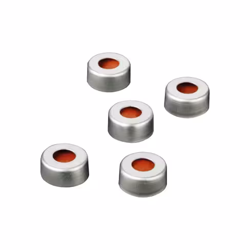 Capsule en aluminium 11 mm septum silicone/FEP x 100