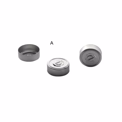Capsule en aluminium avec onglet déchiré Ø 20 mm x 100