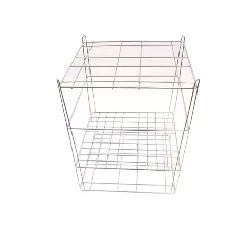 Support en acier inoxydable pour 2 cônes Imhoff