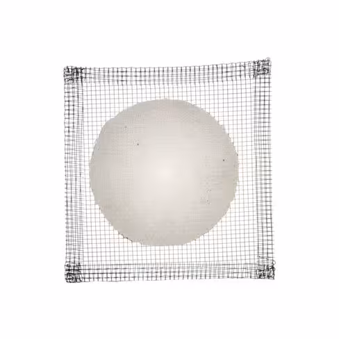 Grille métallique avec disque en fibre de céramique 100 x 100