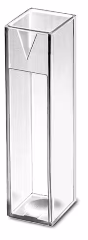Cuve UV macro triée volume de remplissage minimum 2,5 ml x 100