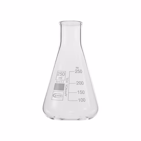 Fiole Erlenmeyer à col étroit Premium Line 250 ml x 10