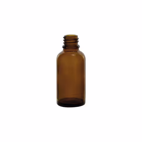 Flacon en verre ambré col étroit DIN-18 50 ml x 88