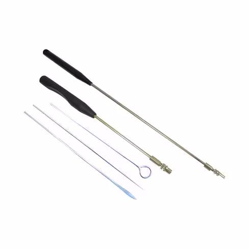Set inoculateur avec deux anses d inoculation de Ni-Cr manche court 200 mm