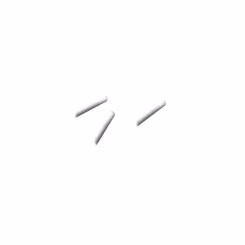 Barreau magnétique pour agitation micro recouvert PTFE longueur 2 mm Ø 2 mm x 10