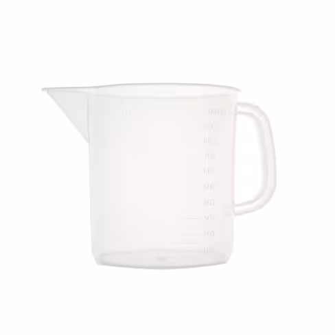 Bécher à anse en PP 3 l x 6