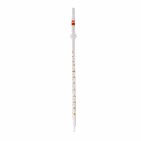 Pipette graduée zéro en haut boule de sécurité classe A 5 ml x 5