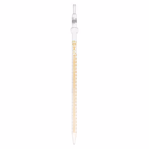 Pipette graduée zéro à la pointe boule de sécurité classe A 10 ml x 5