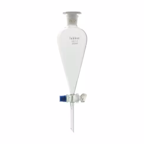 Ampoule à décanter avec clé en verre LBG 3.3 500 ml x 2