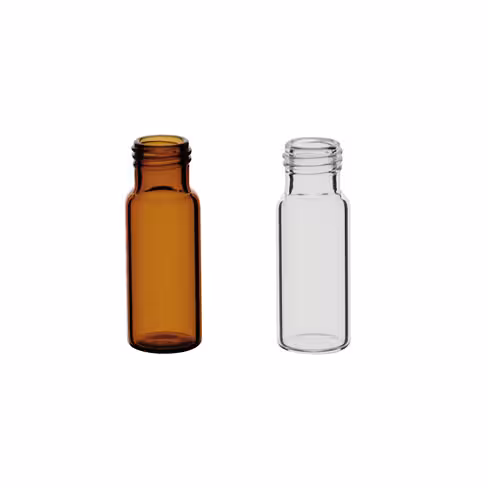 Flacon pour chromatographie 12 x 32 2 ml col à visser zone de marquage ambré x 100