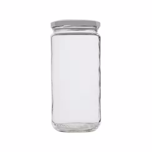 Bocal en verre avec couvercle vissant en métal autoclavable 950 ml x 16