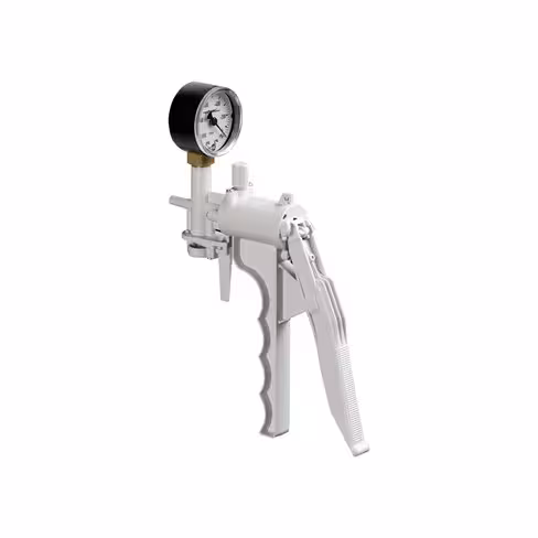 Pompe à vide manuelle avec vacuomètre 625 mmHg