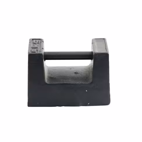 Poids de précision classe M1, en fonte peint en noir 10000 g ± 500 mg