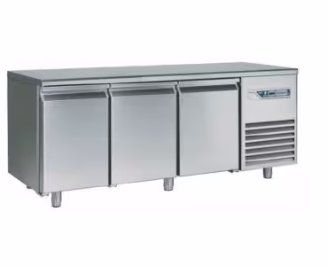 Desserte réfrigérée positive GN démontable - 3 portes - GN 1/1