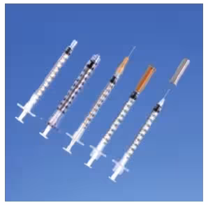 Seringue tuberculine BD Plastipak 1 ml aiguille montée 16 mm x 120