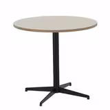 Table ronde Tamaris - Ø 80 cm - piétement croix époxy - stratifié