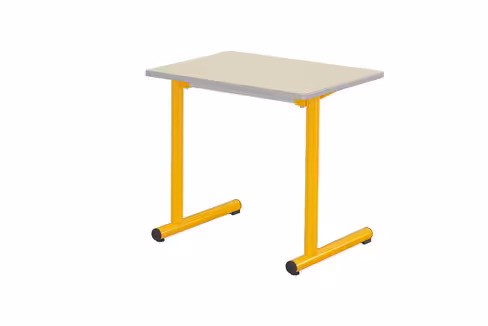 Table Polya 70x50 cm T4 - plateau coloris au choix - chants surmoulés - piétement coloris au choix - par 2