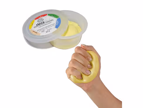 Pâte à malaxer Theraflex - souple Jaune