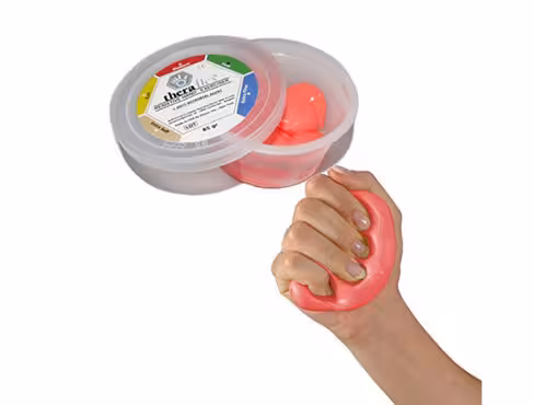 Pâte à malaxer Theraflex - moyen Rouge