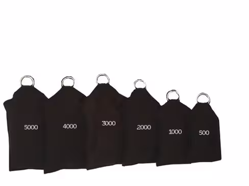 Sac de sable - poids de charge 0,5 kg - à l'unité pour cage de pouliethérapie ou avancée grilagée