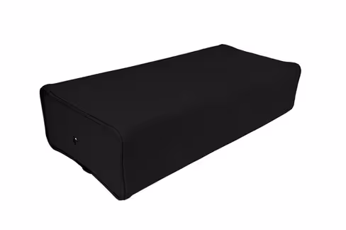 Coussin rectangulaire pour table de massage L 45 x l 20 x H7 cm - Noir