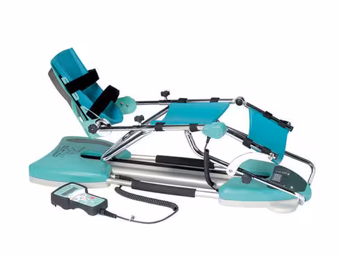 Attelle Kinetec Spectra Essential avec coques plastiques confort - Arthromoteur du genou - télécommande intuitive