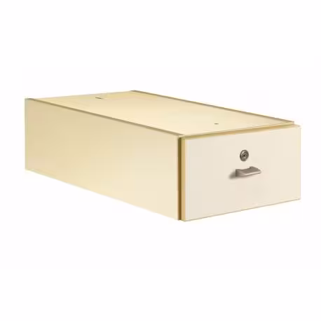 Tiroir avec serrure pour chaire Saffi - beige Pyla