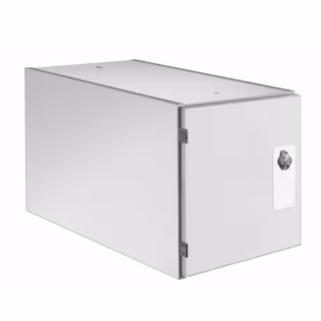 Caisson 1 porte avec moraillon pour chaire Saffi gris nimbus