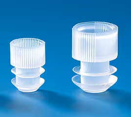Bouchon à ailettes ldpe pour tubes à essais réf 114715 x 1000