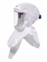 Cagoule légère blanc avec bavette